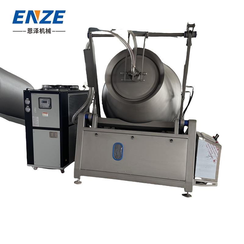 五香滑肉液压真空腌制机 小酥肉倾斜式滚揉机 滚筒腌肉机