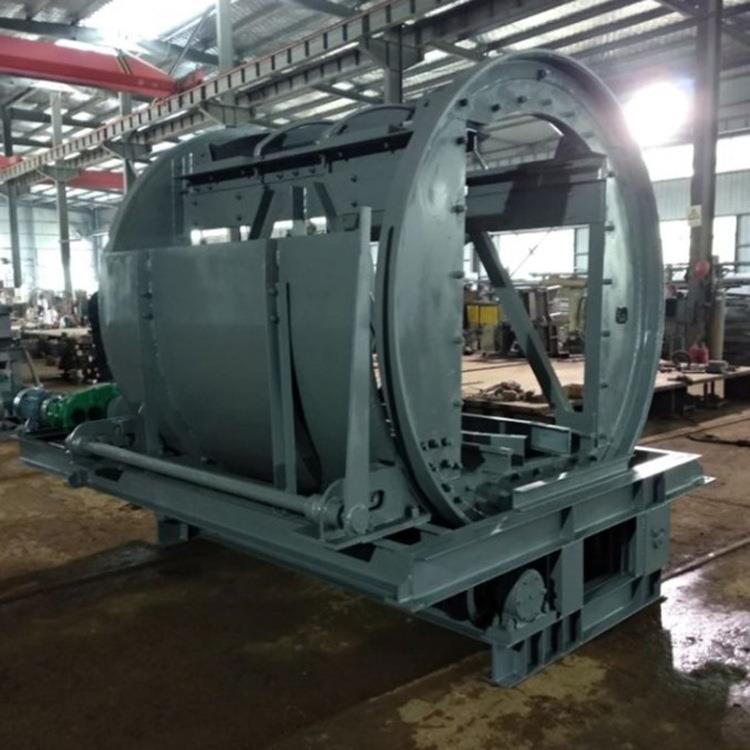 FGY-1.7/6/FGY-1.1-6液压传动效率高侧卸翻车机 桶型翻罐笼侧卸式