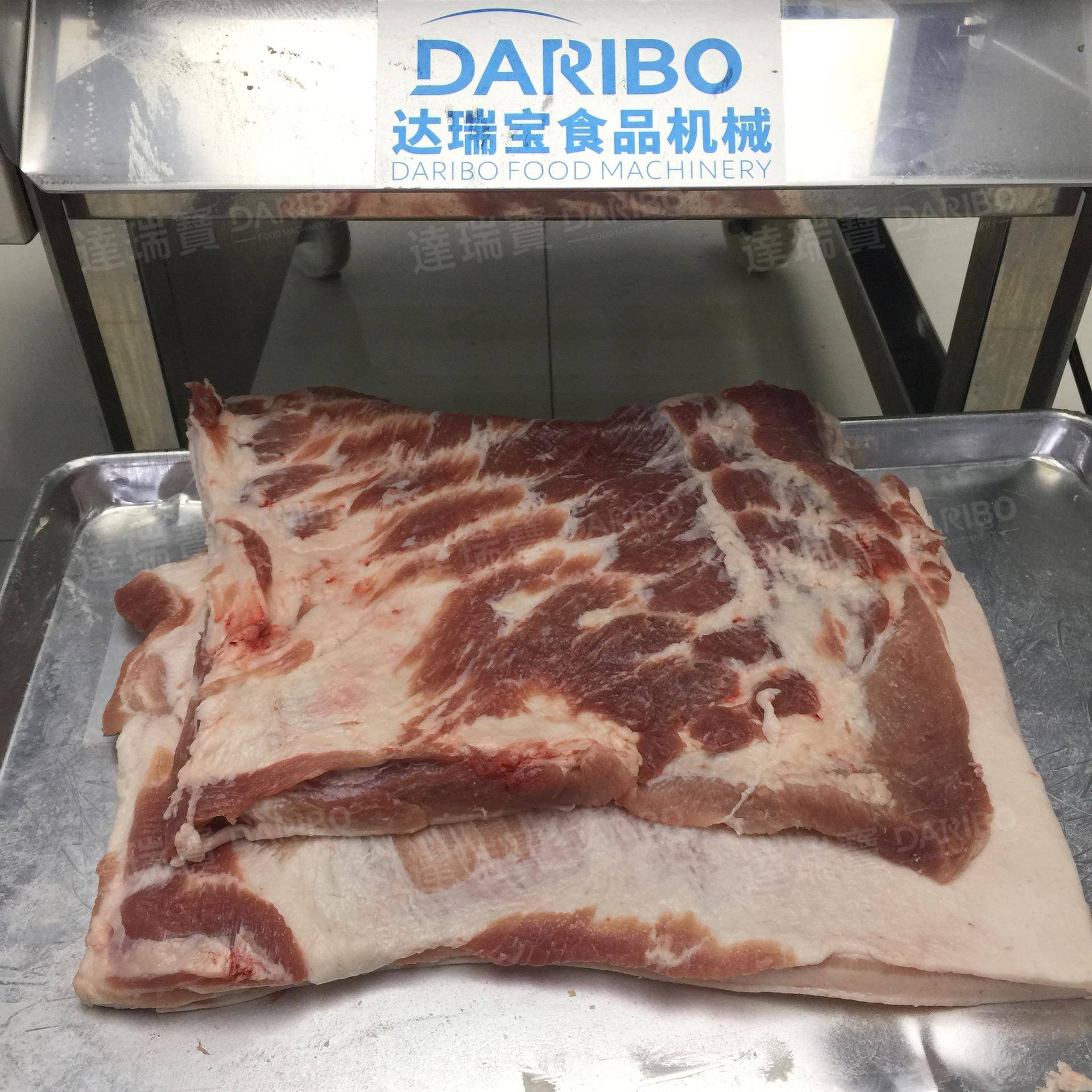 W高速切肉机鲜肉平剖机切片商用 输送带式剖肉机50公分大型平剖机