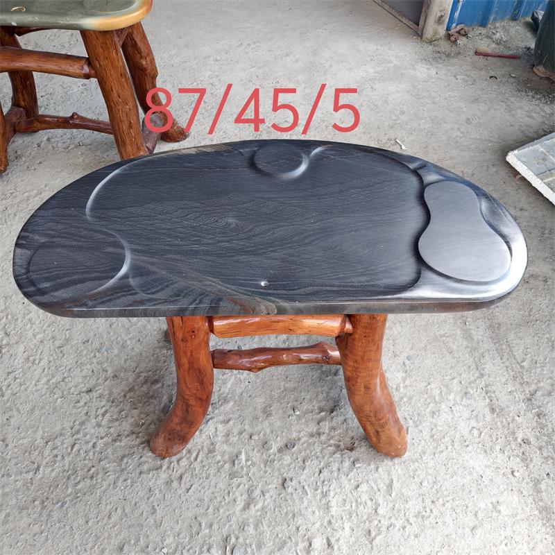 厂家直销可定制纯天然石头端砚紫端大茶盘茶台茶海