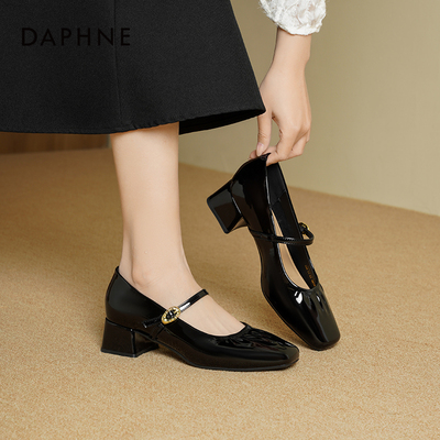 达芙妮玛丽珍高跟鞋女2026新款