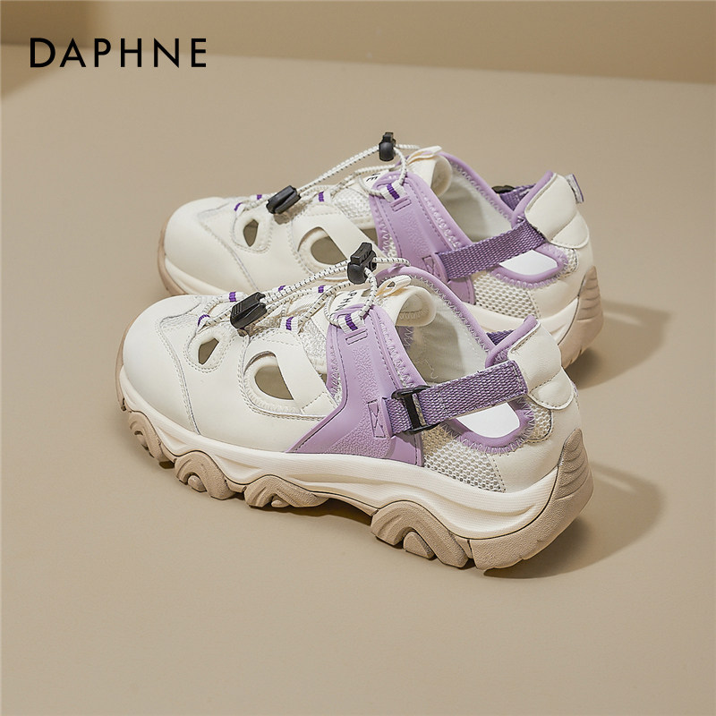 达芙妮运动凉鞋女2026新款镂空透气徒步休闲运动户外登山溯溪鞋爆