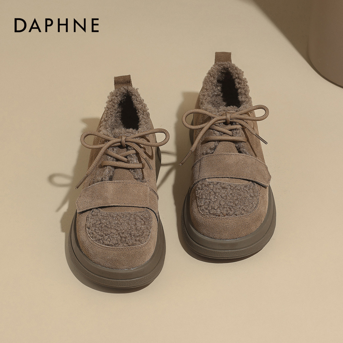 棉鞋女冬季加绒厚底勃肯鞋雪地靴