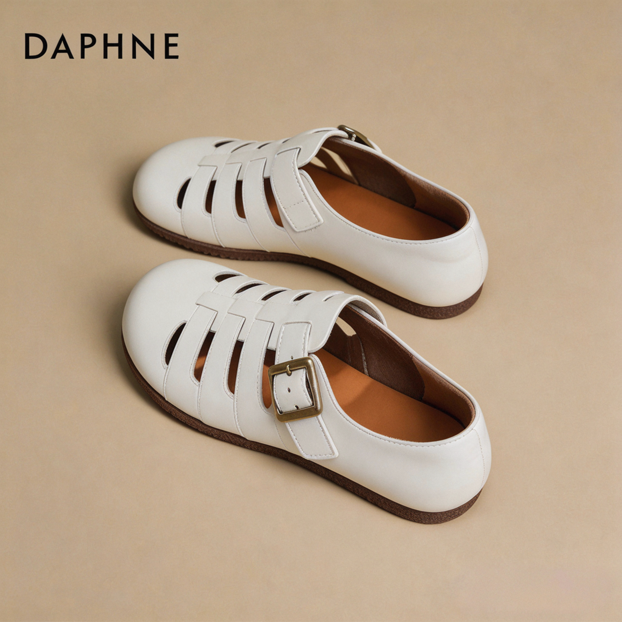 达芙妮罗马凉鞋女士2026夏季新款今年流行爆款沙滩凉拖勃肯洞洞鞋