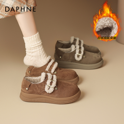 勃肯雪地靴女款冬季加绒棉鞋