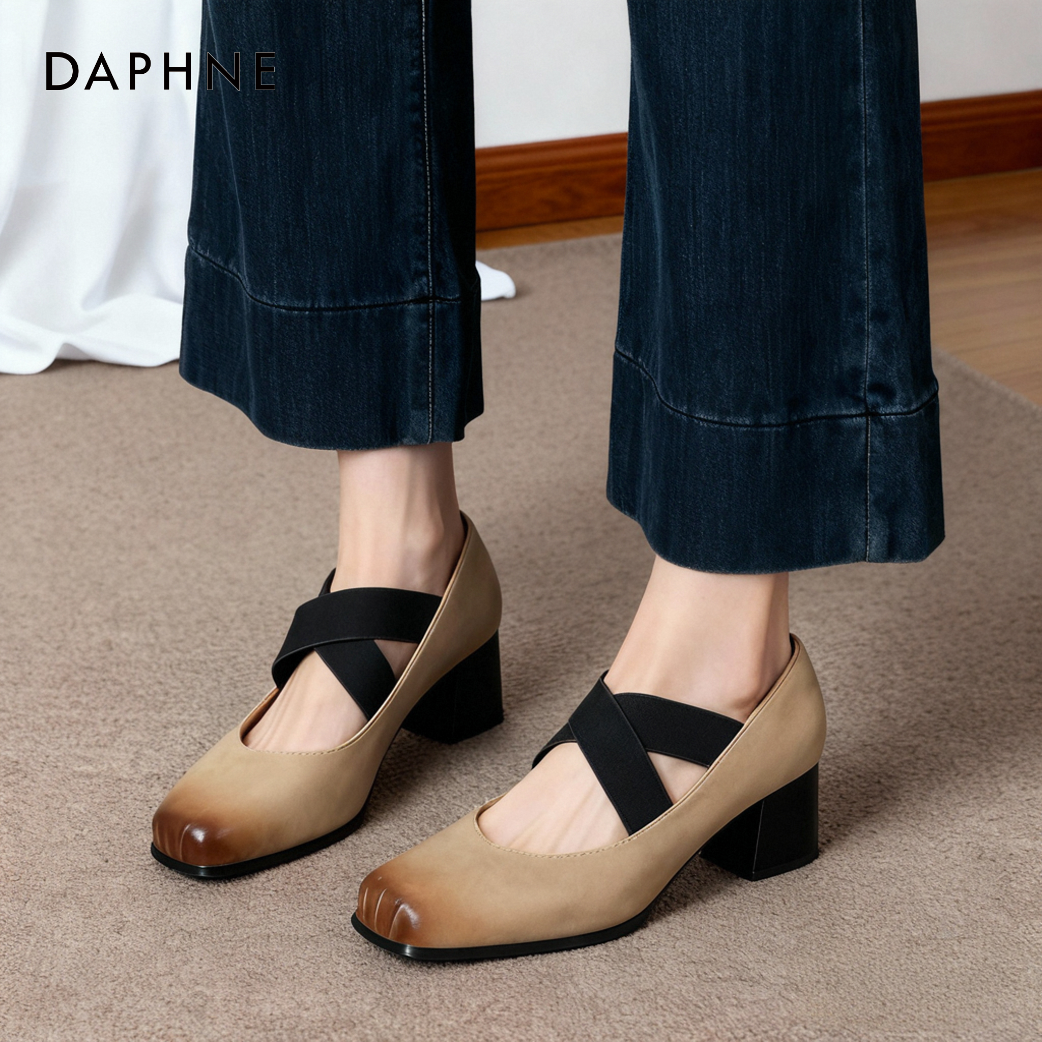 【达芙妮芭蕾舞鞋】新中式玛丽珍