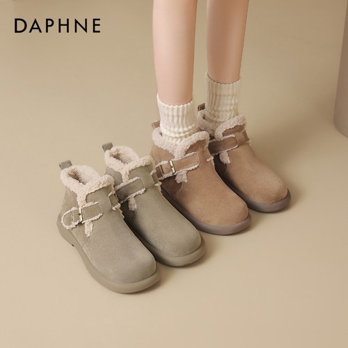 勃肯雪地靴女冬季棉鞋厚底短靴