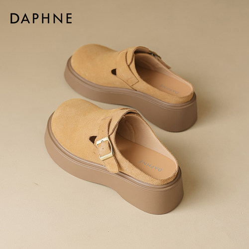 达芙妮厚底勃肯鞋女2026新款