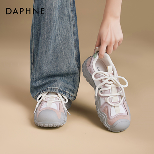 达芙妮徒步登山鞋女2026新款春季丑萌爬山德训鞋户外运动老爹鞋子