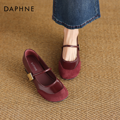 达芙妮2025新款秋季平底芭蕾舞鞋