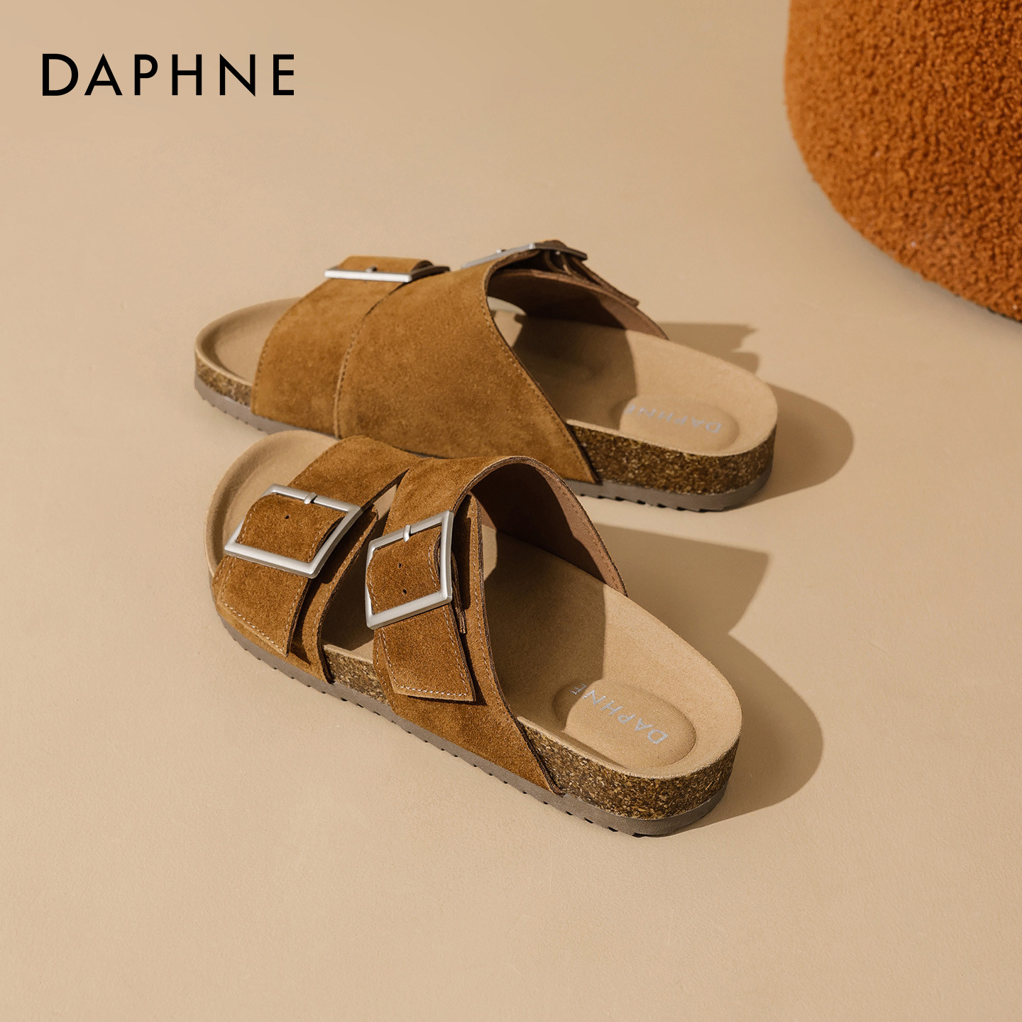 达芙妮拖鞋女勃肯鞋2026春季新款外穿一字凉拖百搭平底沙滩凉鞋子,女鞋,勃肯鞋/软木鞋,淘宝优惠券,粉丝福利购,淘宝优惠卷