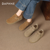 2026新款 一脚蹬软底女士女款 女鞋 达芙妮全包勃肯单鞋 子博肯秋季 冬