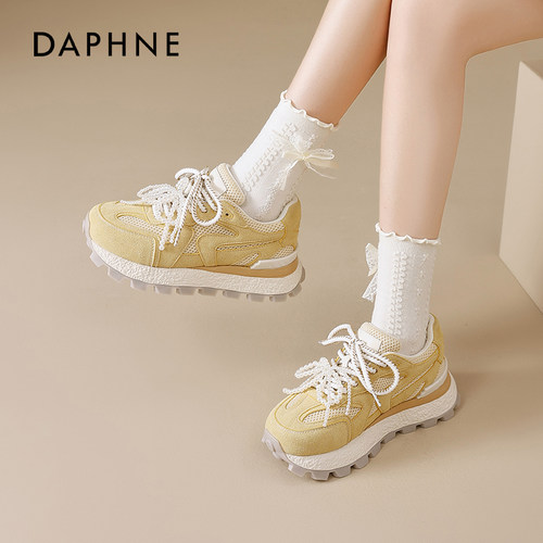 休闲【达芙妮德训鞋】珠串设计感