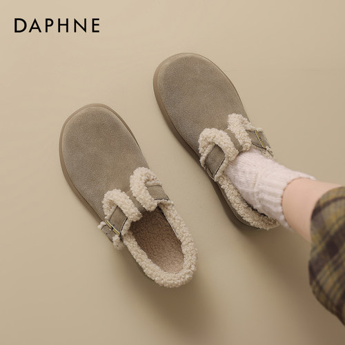 勃肯鞋毛绒雪地靴女冬季毛毛棉鞋