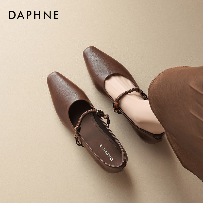 达芙妮玛丽珍女鞋晚晚鞋通勤单鞋