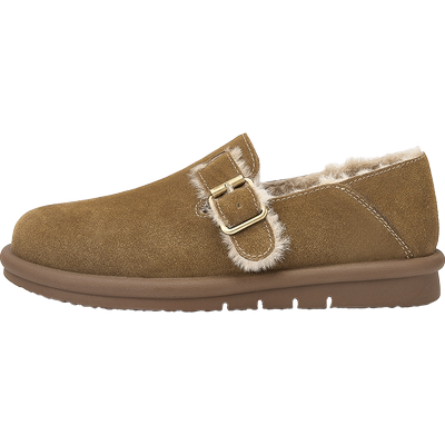 达芙妮勃肯鞋加绒复古一脚蹬单鞋