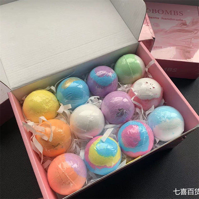 爆炸浴盐球一盒12枚独立包装