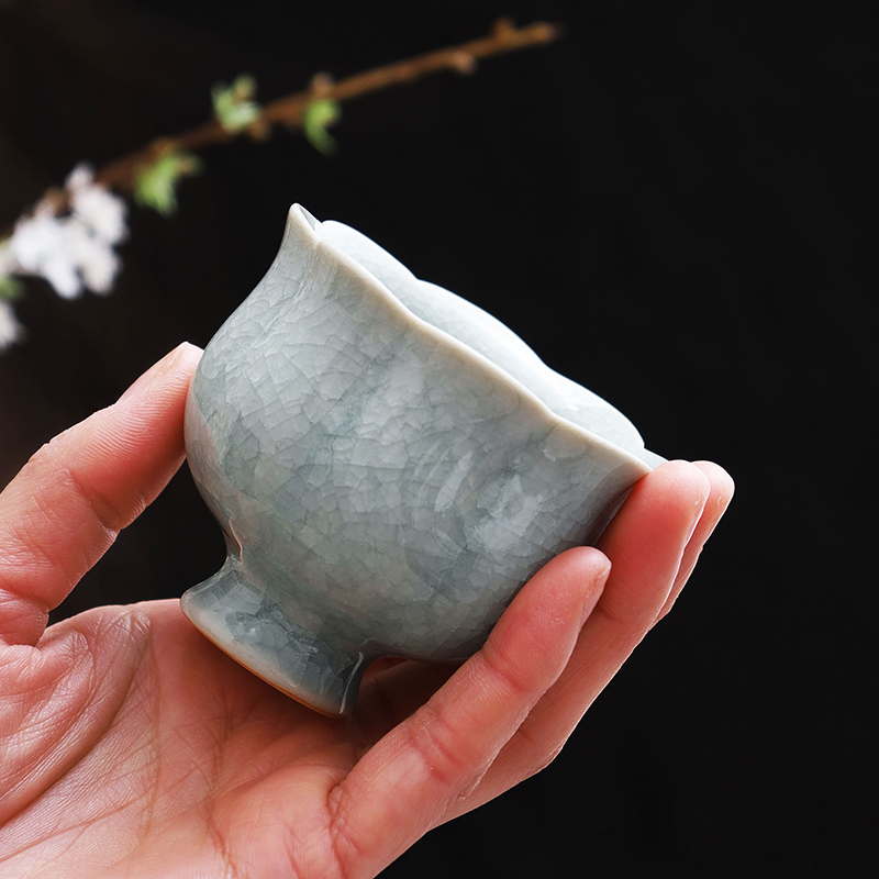 汝瓷主人杯个人专用茶杯