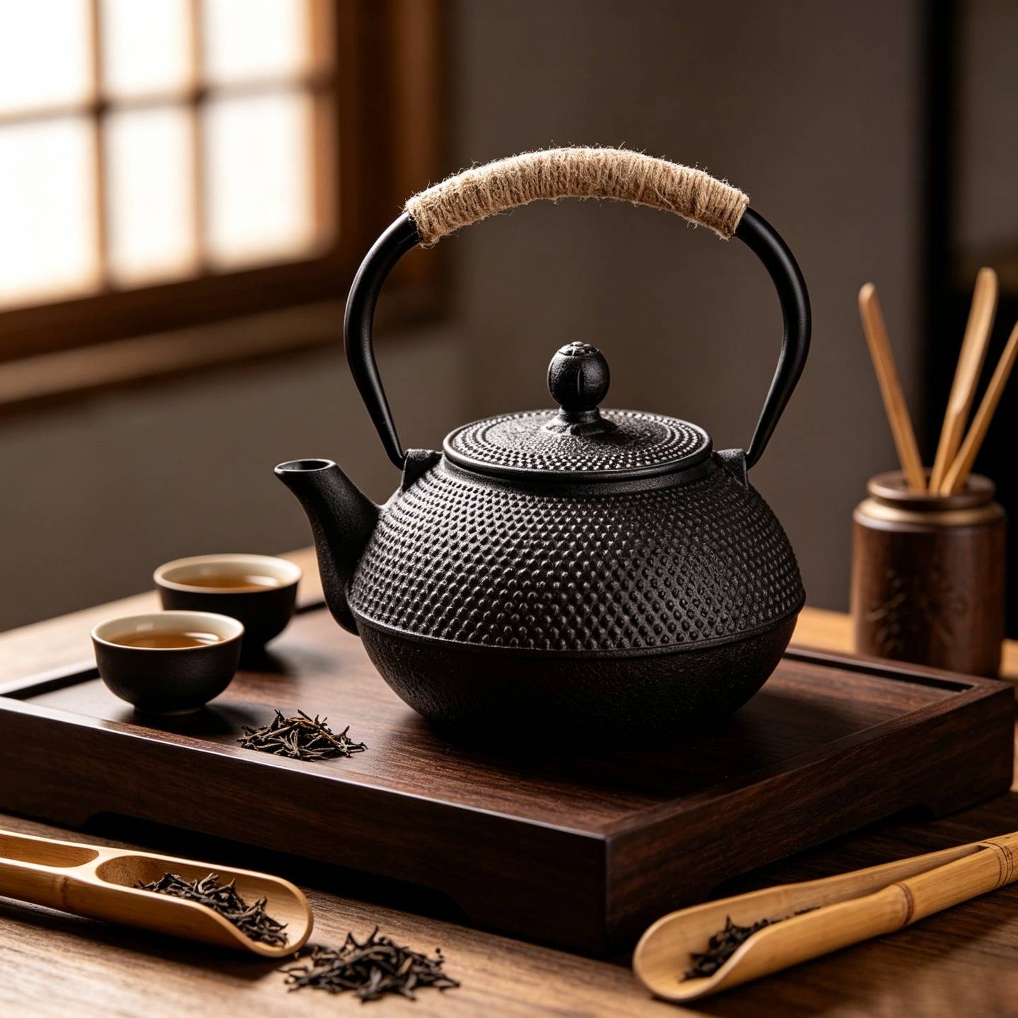 铁壶煮茶壶烧水壶专用碳火炉电陶炉器具老式铸铁茶壶围炉煮茶开水