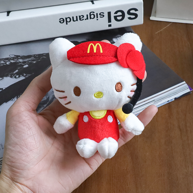 麦当劳M记凯蒂猫书包挂件公仔
