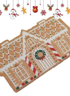 Front Door Mat Christmas Gingerbread House Doormat Gingerbre