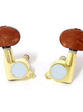 6Pcs 3R 3L Fully Enclosed Locking Tuning Pegs Enclosed