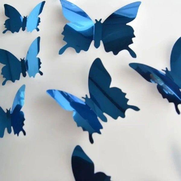 12Pcs 3D Butterfly Wall Stickers Home Room Decor