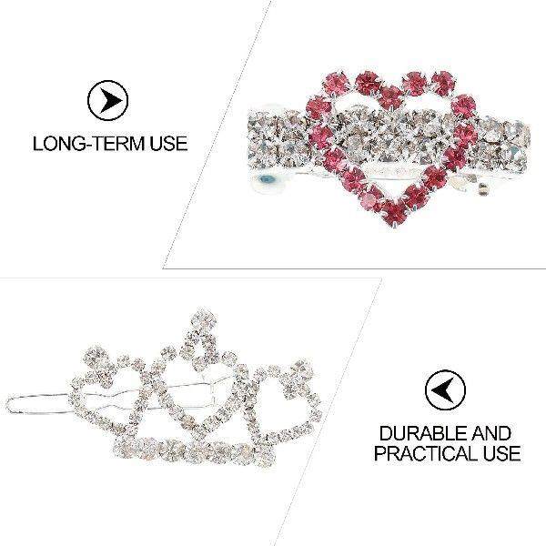 5 Pcs Pet Headgear Lovely Hairpins Barrettes Clips Dog Girl