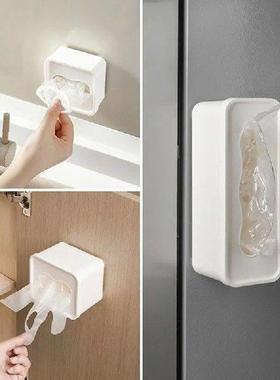 Disposable Glove Plastic Wrap Storage Box Wall Shelf