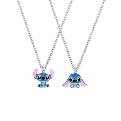 Cartoon Stitch Necklace Minnie Tinkerbell Lotso Kawaii Metal