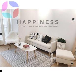 living room bedside simple rug mat carpet floor Nordic sofa