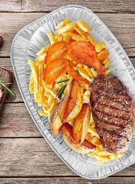 Pots Disposable Aluminum Foil Meals Corn Tortillas Pans