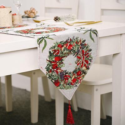 Christmas Table Runner Cloth Merry Christmas Decoration for