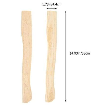 2 Pcs Hickory Handle Simulation The Hammer Replacement down