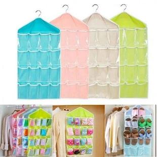 Pocket Door Bra Hanging Underwear Socks Bag Hanger Back