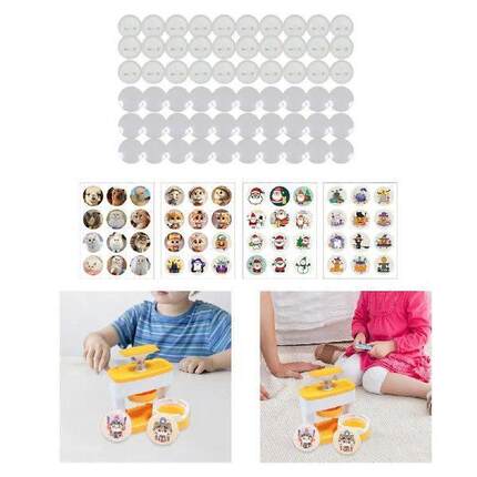 Button Badge Machine Interchangeable Button Maker for Boys