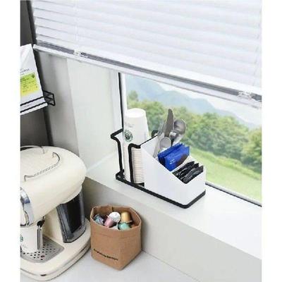 Disposable Cup Holder Rack Shelf for Coffee Paper Cup Spoon