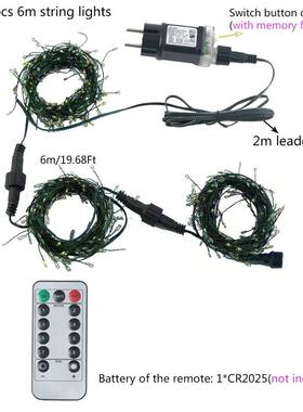 6M-48M LED Fairy Light Cluster Firecracker String Lights Chr