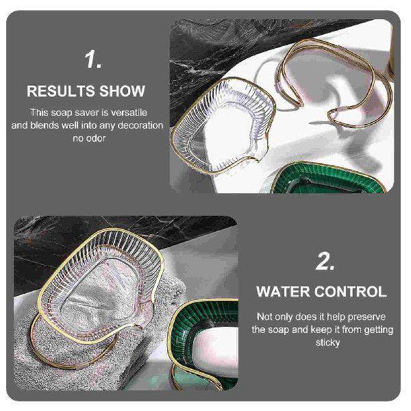 Light Luxury Soap Holder Storage Drying Bar Draining Tray