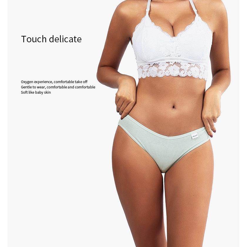 Women Cotton Underwear Ladies Mid Rise Briefs Comfy Panties