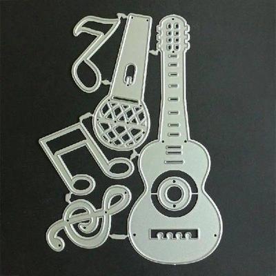 24TD Carbon Steel Cutting Dies Template Music Note Guitar