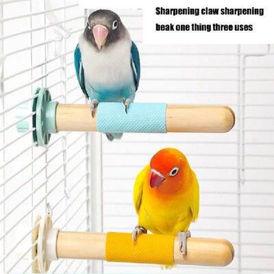 Bird Perch for Parakeets Macaws and Cockatoos with Natural