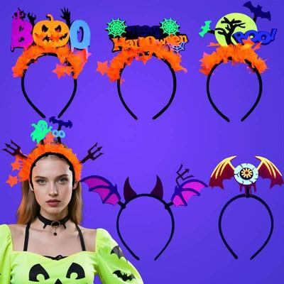 Halloween funny fluorescent party headband万圣节搞怪发箍