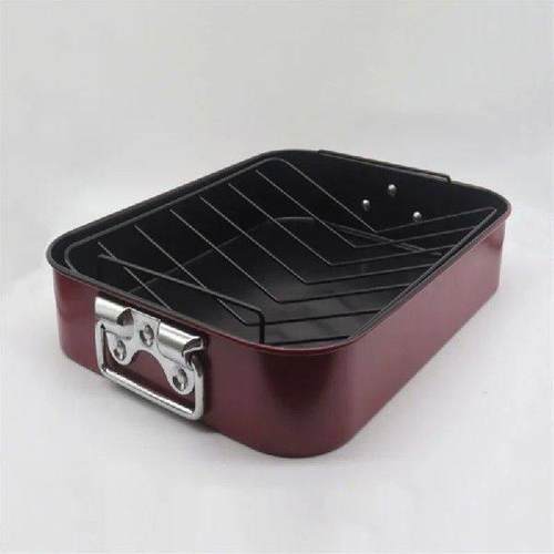 Stainless Steel Baking Pan Tray Roasting Pan With Rack