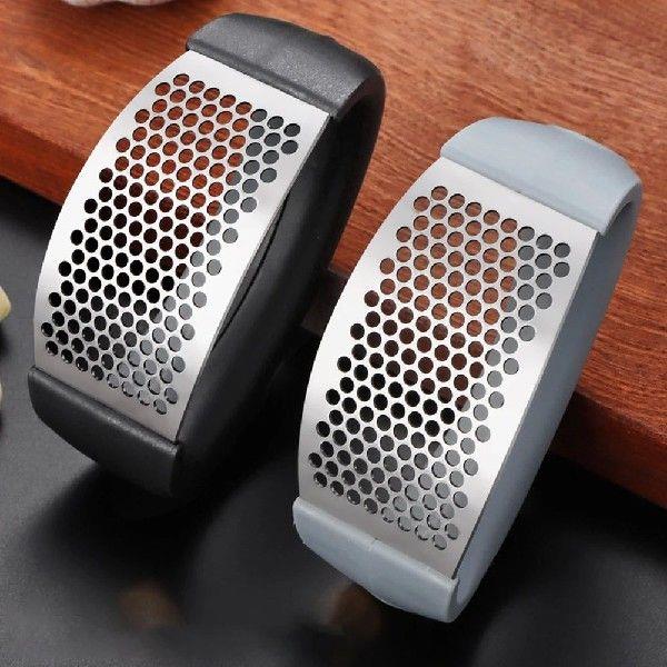 Curve Garlic Press Crusher Stainless Steel Garlic Press