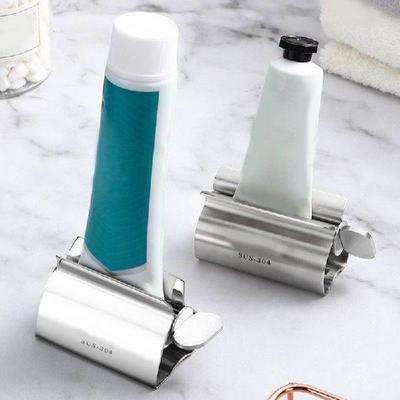 Stainless Steel Rolling Tube Toothpaste Squeezer Dispenser