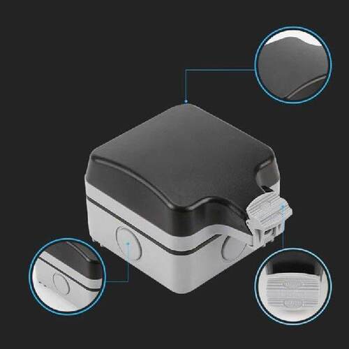 Outdoor Switches Socket Box IP66 Waterproof Outlet Plug