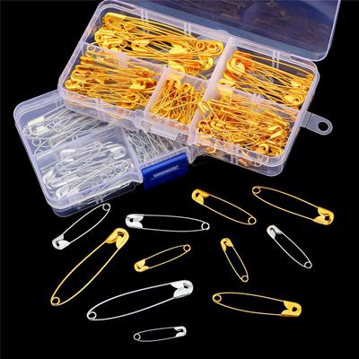 1Set 27/32/38/45/55mm Safety Pins Box DIY Sewing Tools Iron