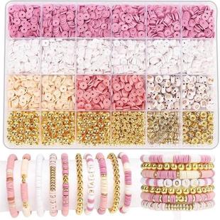 Bracelet Beads Kit Friendship Diy Boho Making Clay
