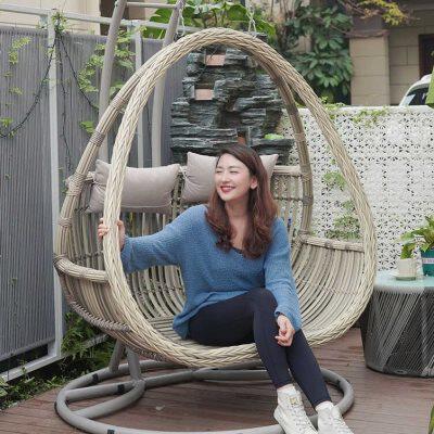 馨宁居吊椅吊篮藤椅摇篮秋千双人吊床摇椅室内庭院阳台桌椅掉椅青